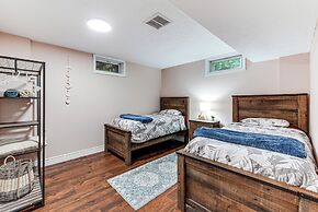 Deck, Fire Pit & Beach Access: Big Bass Lake Home