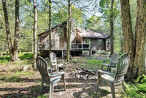 Deck, Fire Pit & Beach Access: Big Bass Lake Home