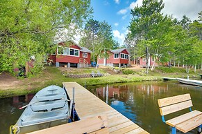 Oneida County Cabin w/ Private Dock & Rowboat!