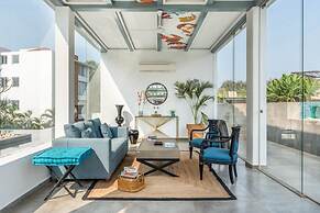 El Arbol by Hireavilla - 2BR w Rooftop Pool Nerul
