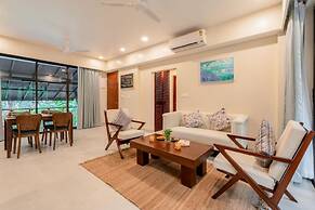 Sol Banyan by Hireavilla - 2BR w Pool in Candolim