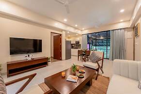 Sol Banyan by Hireavilla - 2BR w Pool in Candolim