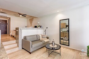 Studio with Roof Pool Near Beach
