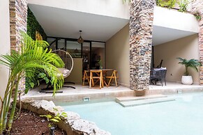 Studio with Roof Pool Near Beach