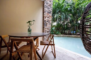 Studio with Roof Pool Near Beach
