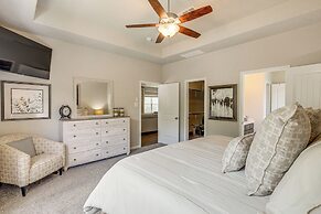 Walk to Brazos County Expo: Elegant Home w/ Grill!