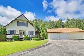 Germfask Home w/ Fire Pit, Grill & Yard Games!