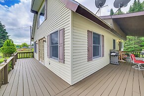 Germfask Home w/ Fire Pit, Grill & Yard Games!