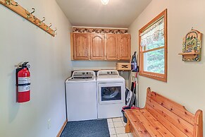 Germfask Home w/ Fire Pit, Grill & Yard Games!