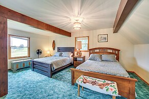 Germfask Home w/ Fire Pit, Grill & Yard Games!