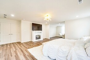 Deck & Yard: Spacious Poconos Home