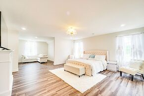 Deck & Yard: Spacious Poconos Home