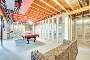 Deck & Yard: Spacious Poconos Home