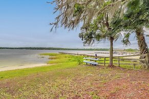 Private Beach at Lakefront Summerfield Getaway!