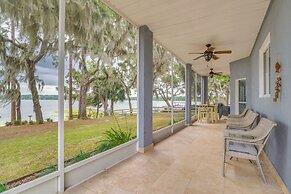 Lakefront Summerfield Getaway w/ Private Beach!