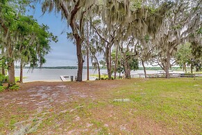 Private Beach at Lakefront Summerfield Getaway!