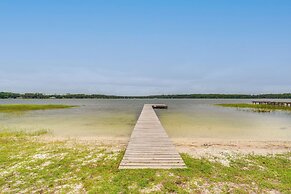 Private Beach at Lakefront Summerfield Getaway!