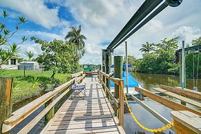 Riverfront Fort Myers Home w/ Boat Dock!