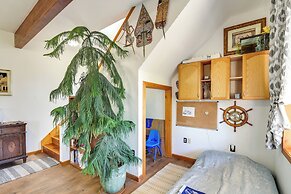 Walk to Water: Camano Home w/ Ocean-view Deck