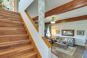 Walk to Water: Camano Home w/ Ocean-view Deck