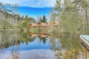 Spacious Sterling Cabin: Game Room, Private Pond!