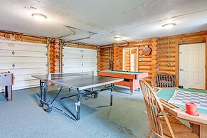 Spacious Sterling Cabin: Game Room, Private Pond!