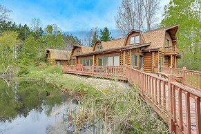 Spacious Sterling Cabin: Game Room, Private Pond!