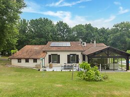Holiday Home With Roofed Swimming Pool