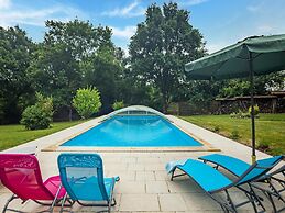Holiday Home With Roofed Swimming Pool