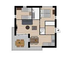 Sustainable Holiday Home With Washing Machine, 900m From the sea