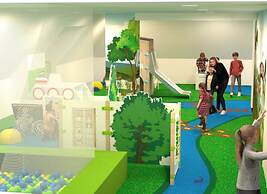 Composite Group Home With ac and Sloop, in a Holiday Park in Beautyful