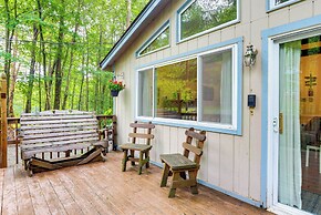 Deck & Fire Pit: Pet-friendly Pocono Lake Abode!