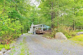 Deck & Fire Pit: Pet-friendly Pocono Lake Abode!