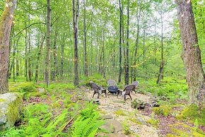 Deck & Fire Pit: Pet-friendly Pocono Lake Abode!