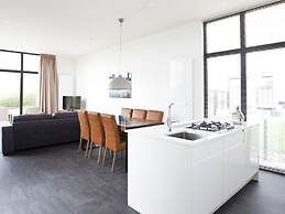 Chalet With Decorative Fireplace Near a Beach