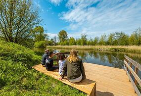 Modern Chalet With a Fireplace in a Holiday Park