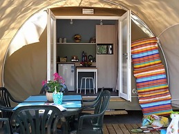 Glamping Tent With a View of Lake Trasimeno