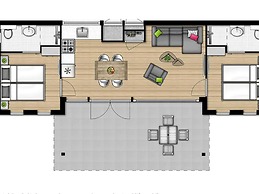 Luxurious Lodge With two Bathrooms, Markermeer