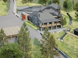 Beautiful Lodge With Sauna in a Natural Resort