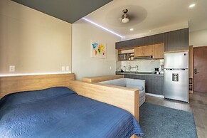 Moderno Estudio con Alberca Gym Rooftop