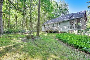 Becket Home w/ 3-season Porch: Walk to Lake Access