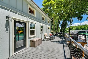 Boat Slip & Smokeless Fire Pit: Lake James Cottage