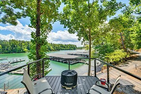 Boat Slip & Smokeless Fire Pit: Lake James Cottage