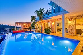 Lux Villa With Inf Pool Jacuzzi - All Rooms w AC