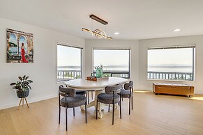 Spacious Camano Home w/ Hot Tub & Water Views!