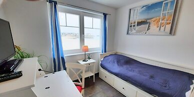 Haus in Olpenitz mit Strand und Meerblick