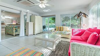 Lush Tropical Plantings In A Gated Compound Located Directly On The Fl