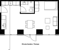 Cool Studio Apartment w Private Terrace