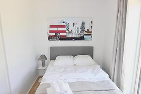 Great 1-bed w Balcony by Odense Harbour