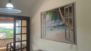 Seasonal Beach House View to the Sea in Brazil